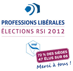 Elections des administrateurs des caisses RSI : victoire écrasante de la liste Professions libérales 2012 - UNAPL soutenue par la FNUJA !