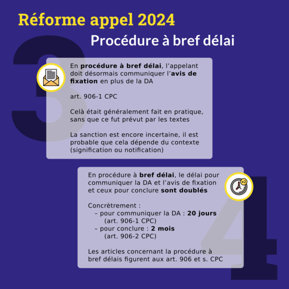 Réforme de la procédure d'appel : une entrée en vigueur au 1er septembre 2024