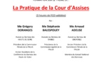 Formation - La pratique de la Cour d'assise - UJA de Grenoble