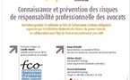 FORMATION GRATUITE LE 12 JANVIER : 'Connaissance et prévention des risques de responsabilité professionnelle des avocats'