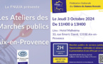 Les Ateliers des Marchés publics de la FNUJA à Aix-en-Provence