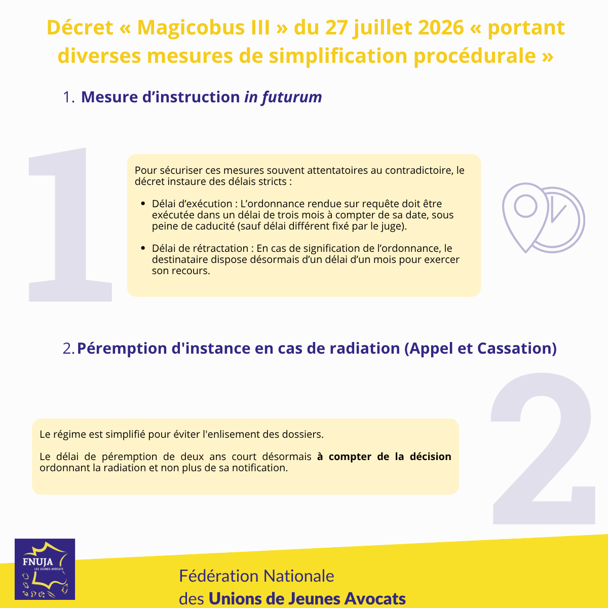 Décret " Magicobus III " du 27 juillet 2026 , " portant diverses mesures de simplification procédurale "