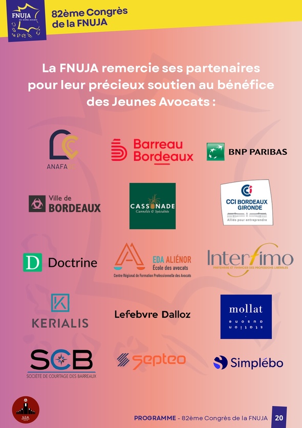 82ème congrès de la FNUJA à Bordeaux : « Jeunes Avocats, Grands crus de Demain »