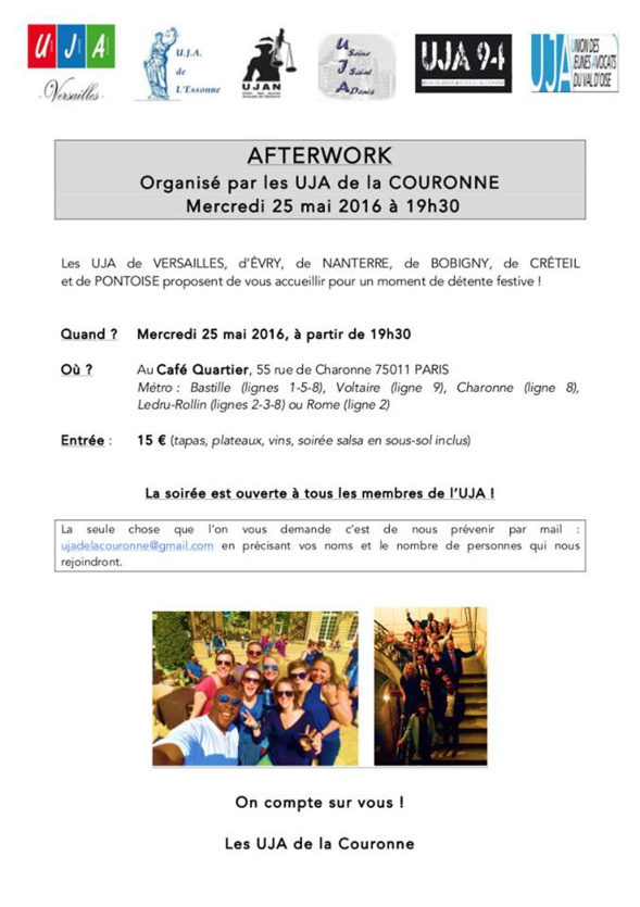 AFTERWORK des UJA de la Couronne