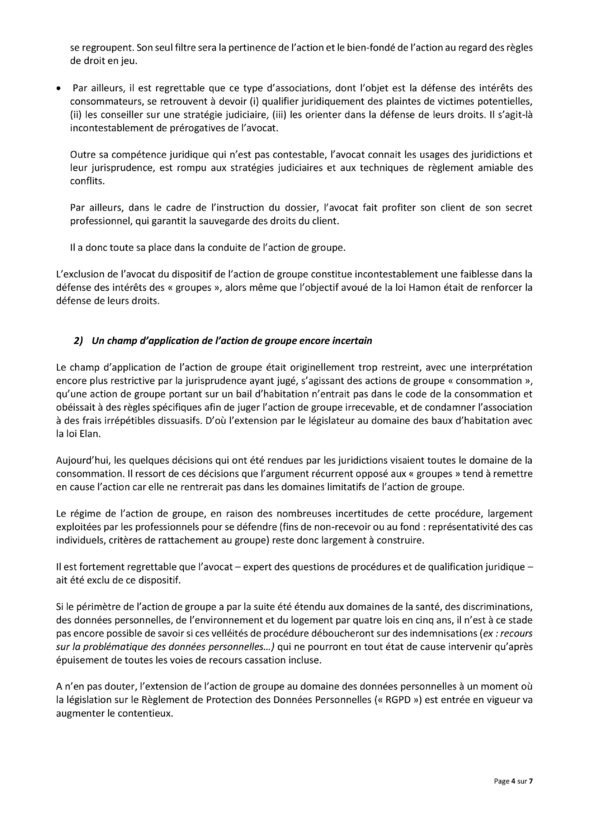 Audition à l'Assemblée Nationale de la FNUJA "action groupe"