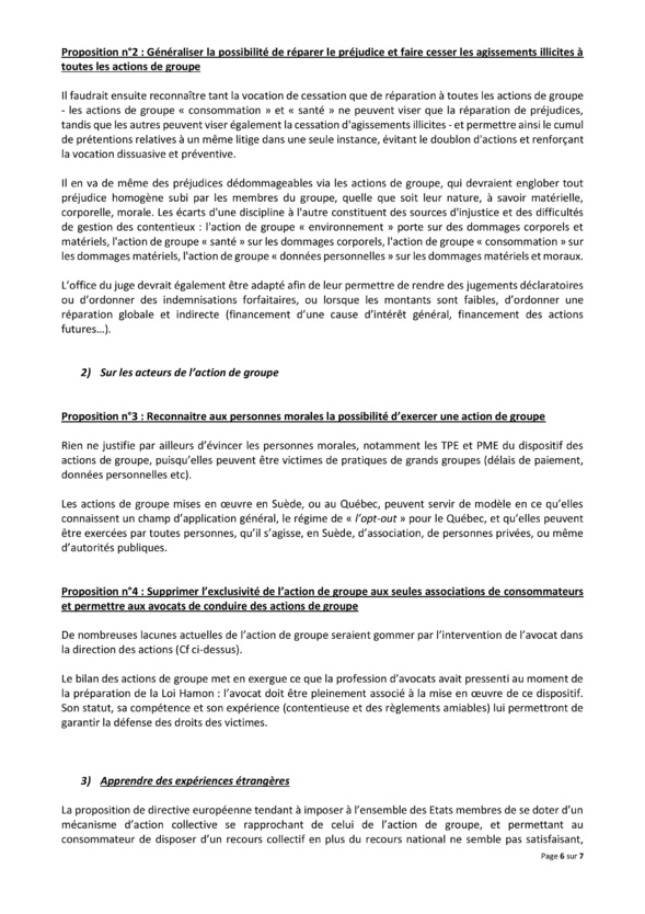 Audition à l'Assemblée Nationale de la FNUJA "action groupe"