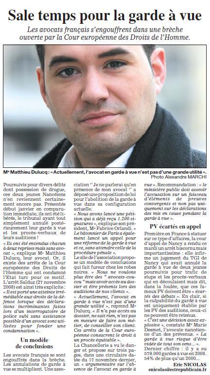 Bravo à Matthieu DULUCQ, Président de l'UJA de NANCY
