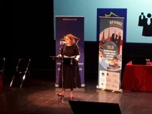 Congrès Bayonne 2018 - Alexandra Boiramé, Présidente d'honneur - Aminata Niakate, Présidente - Jean-Baptiste Blanc Premier Vice-Président