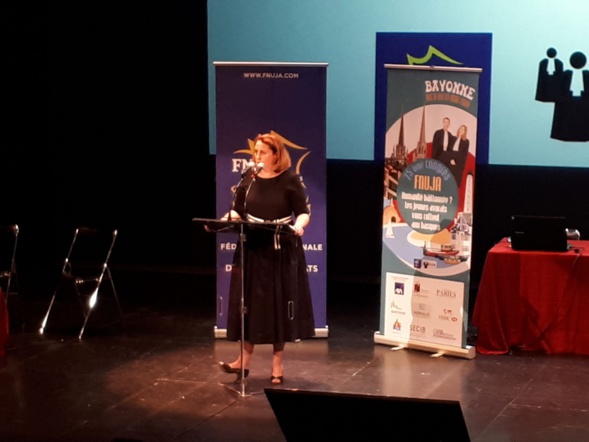 Discours d'Alexandra Boisramé - Séance solennelle d’ouverture du 75ème congrès de la FNUJA à Bayonne