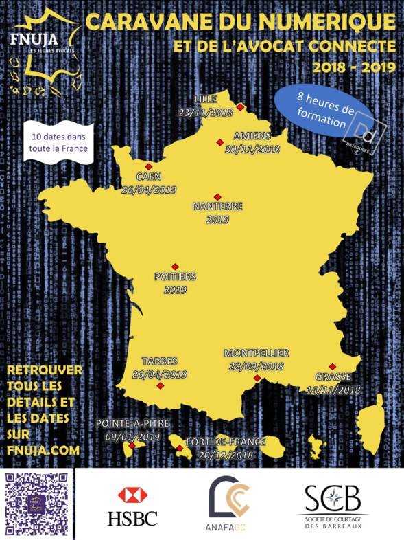 La Caravane du Numérique et de l'Avocat Connecté - Edition 2018 - 2019