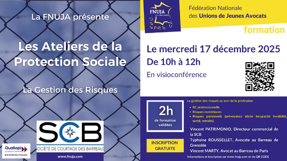 La FNUJA relance « Les Ateliers de la protection sociale » !