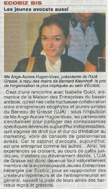Les Jeunes Avocats de Grasse : de jeunes entrepreneurs dynamiques !