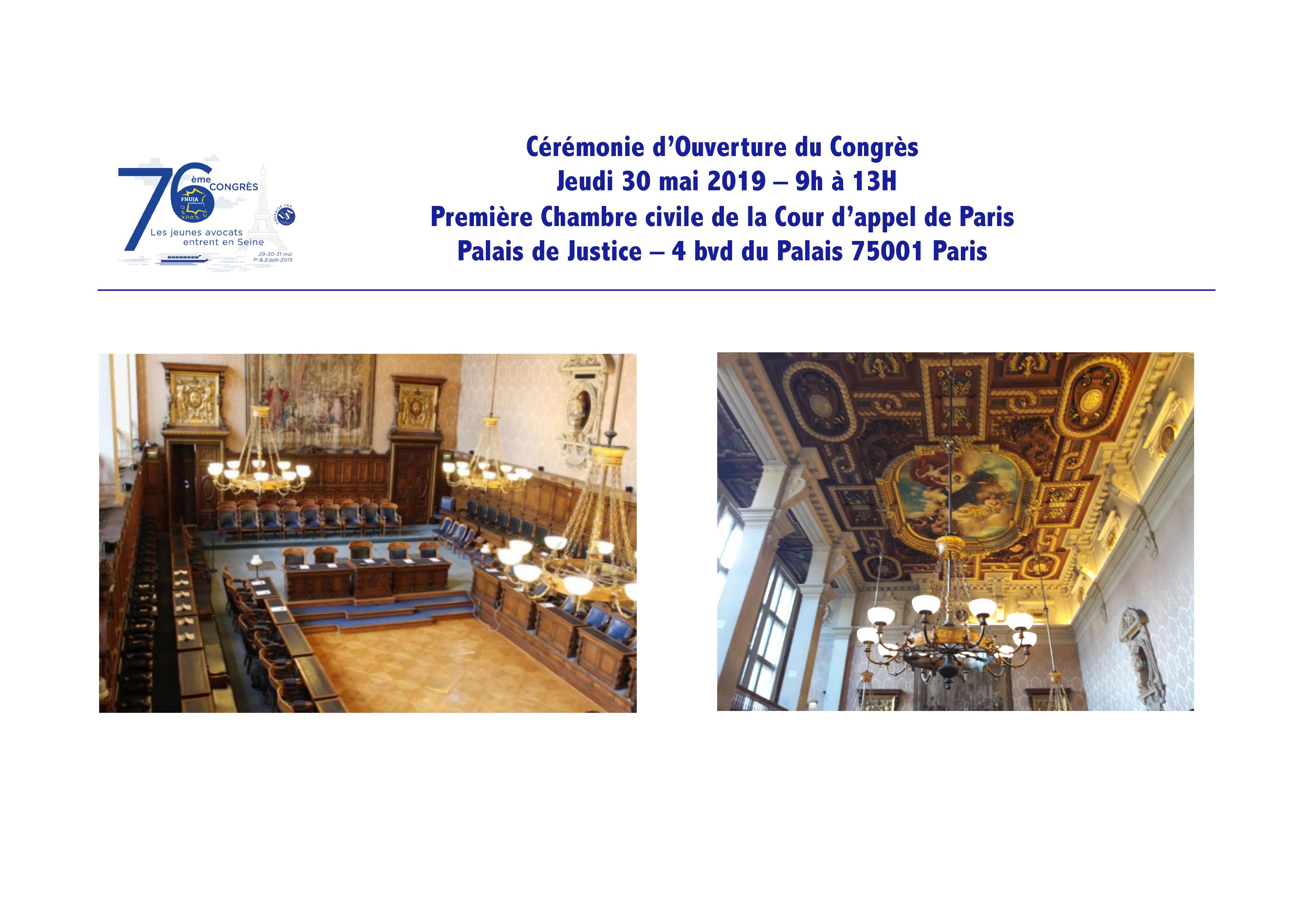 Les jeunes avocats entrent en Seine ! 76ème Congrès de la FNUJA à Paris du 29 mai au 2 juin 2019 !!!