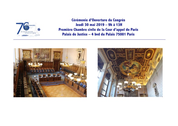 Les jeunes avocats entrent en Seine ! 76ème Congrès de la FNUJA à Paris du 29 mai au 2 juin 2019 !!!