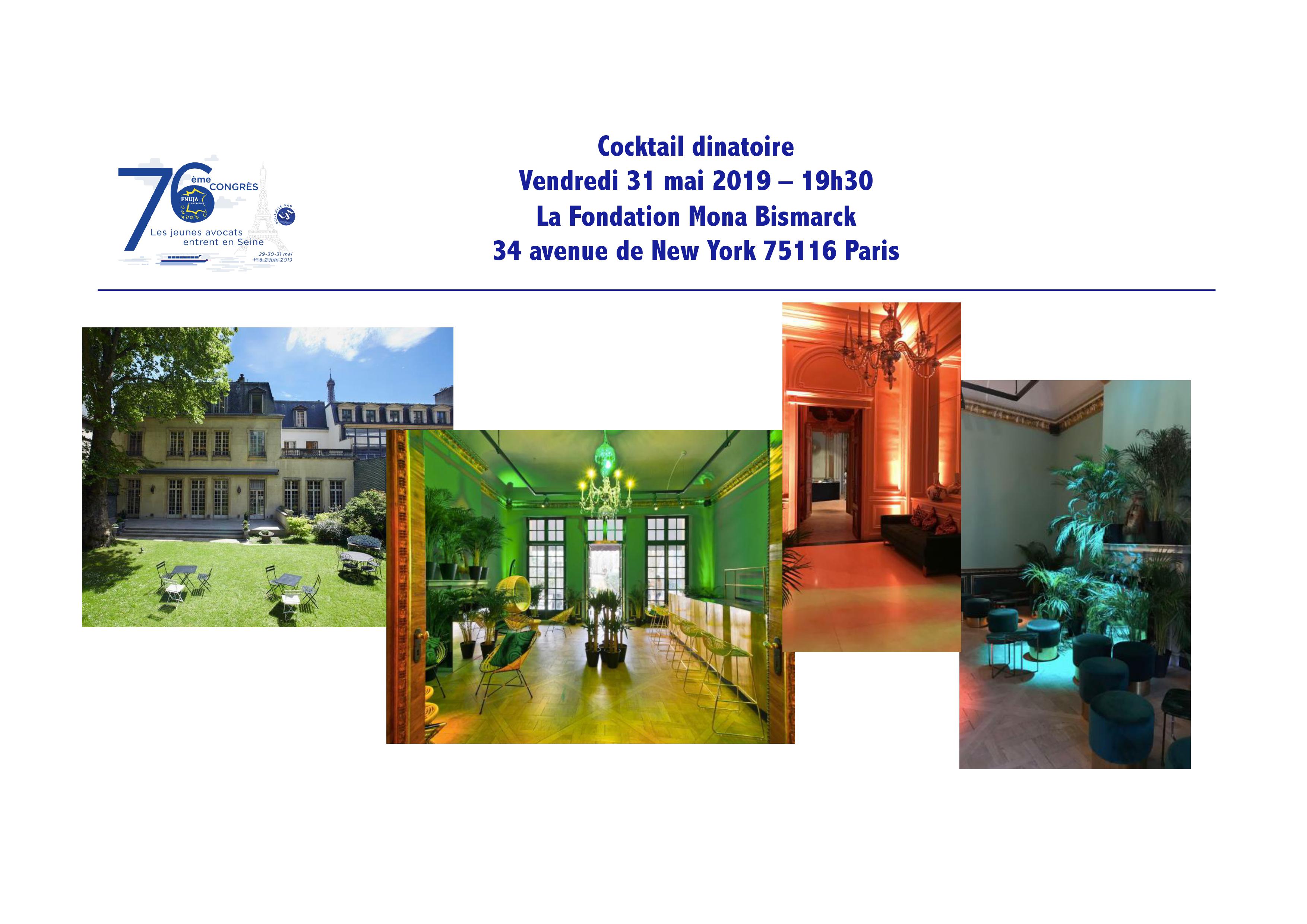 Les jeunes avocats entrent en Seine ! 76ème Congrès de la FNUJA à Paris du 29 mai au 2 juin 2019 !!!