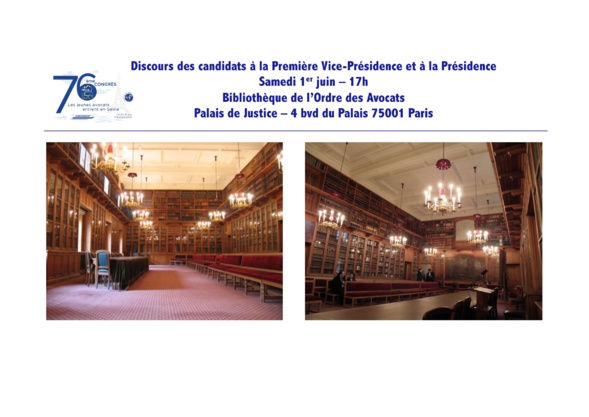 Les jeunes avocats entrent en Seine ! 76ème Congrès de la FNUJA à Paris du 29 mai au 2 juin 2019 !!!