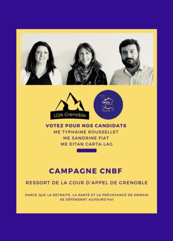 Les Jeunes Avocats - FNUJA - Élections des délégués CNBF 2022 : nos candidats