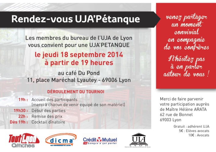 LYON - UJA'PETANQUE
